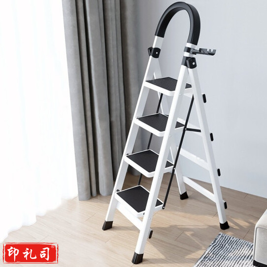  梯子 人字梯加厚加粗铁梯折叠梯子 