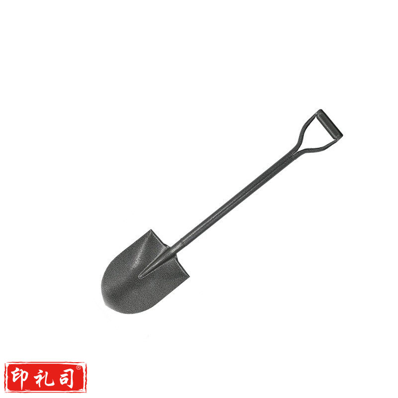 捷诺立（JNL） N50081 铁铲园艺铲子种花铲铲雪铁锹铁锨园林工具全钢锹【锰钢一体尖铲（73cm）】