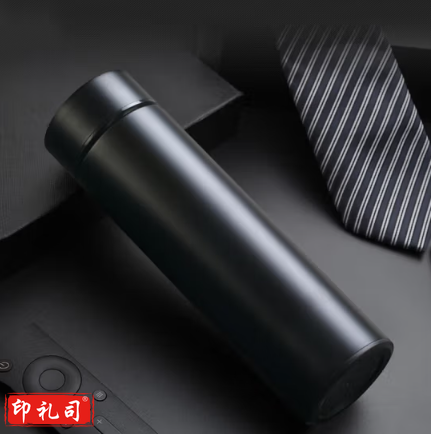 双层真空保温杯 304不锈钢 500ml 商务【黑色】 （可定制，请与客服沟通）