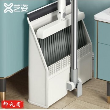 艺姿可旋转防风梳齿型扫把簸箕套装 笤帚簸箕 可直立收纳 YZ-S102 QJ.577