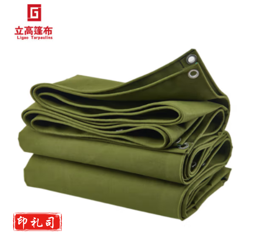 立高（LIGAO）防雨布帆布加厚篷布防水布雨布油布货车盖布户外防雨防晒遮阳布工程苫布 3*5