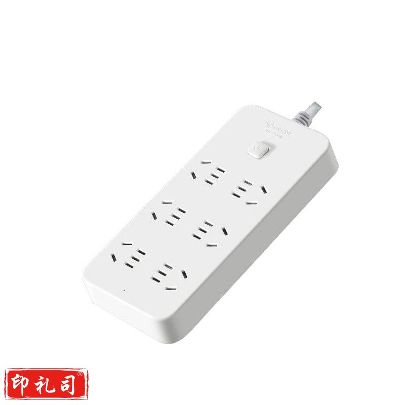 公牛 新国标插座/插线板/插排/排插/接线板/拖线板 6位总控开关 全长1.8米 GN-M1060 （个）