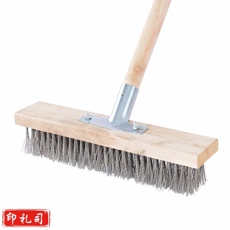 卫洋 WYDS001 不锈钢地刷钢丝刷 20cm 清洁地面污渍地板刷硬毛刷子