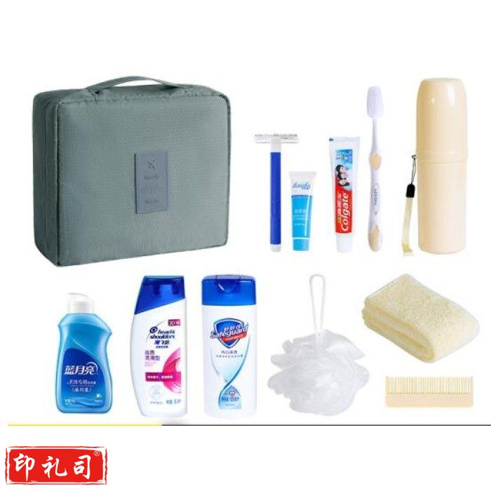 佳途JOYTOUR 洗漱套装旅行套装男女洗漱包出差便携旅游用品漱口杯牙刷盒分装瓶收纳包 十一件套