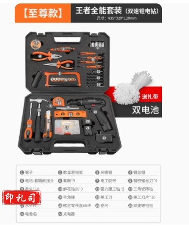 绿林家用工具套装多功能工具箱电工维修组合五金大全车载家庭修理  至尊款