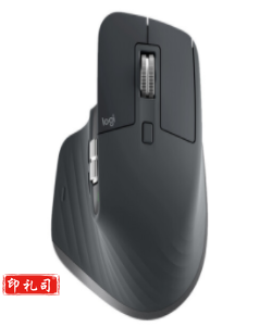 罗技(Logitech)MX Master 3S 鼠标 无线蓝牙鼠标 办公鼠标 右手鼠标 石墨黑 带Logi Bolt无线接收器