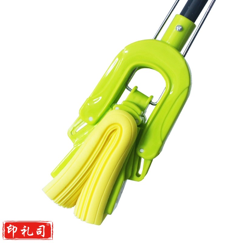 优利洁 拖把 免手洗家用海绵吸水对折懒人胶棉拖把拖布墩布 可夹布 赠原装拖头