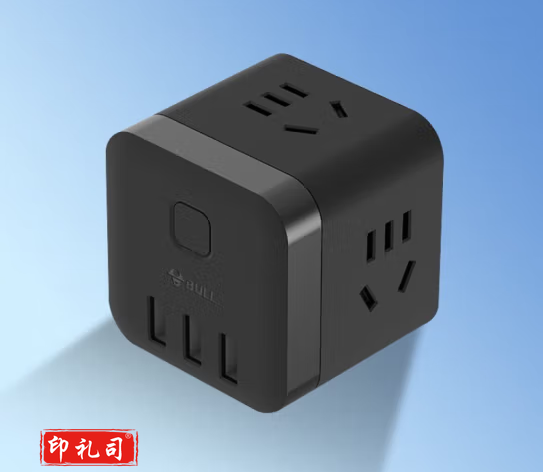 公牛（BULL) 无线魔方USB插座 插线板/插排/排插/接线板/拖线板 3USB接口+3插孔 黑色 GN-U303WH