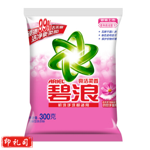 碧浪(Ariel)洗衣粉（亮洁）300g 16袋/件