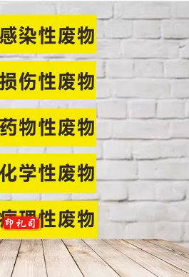 感染损伤性化学药物病理黄分类标识警示铝板（5张））
