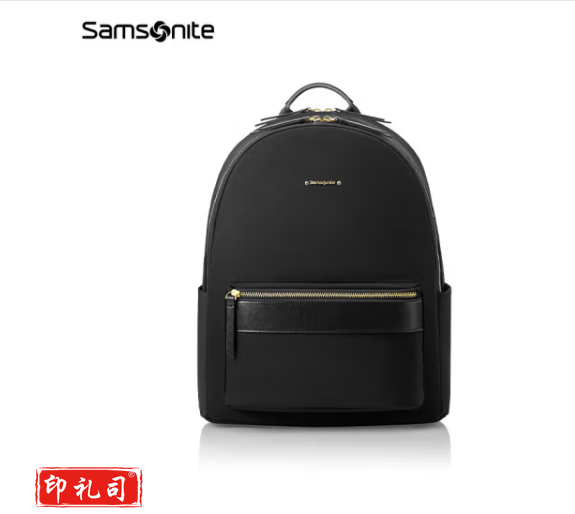新秀丽（Samsonite）双肩包电脑包13英寸女背包学生书包通勤商务休闲旅行 TQ4 黑色