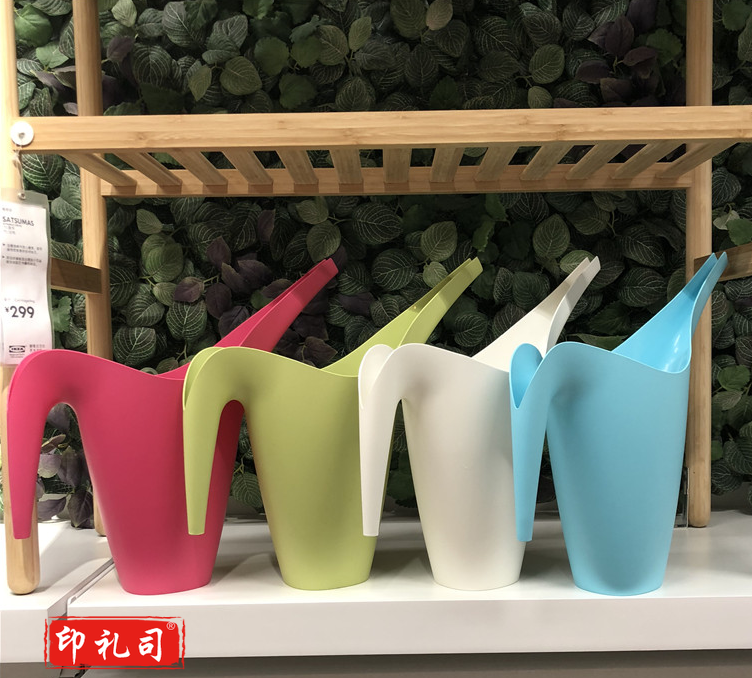 宜家（IKEA） PS 2002洒水壶浇花壶喷壶塑料壶长嘴浇水壶园艺（白色、蓝色、大红、玫红）