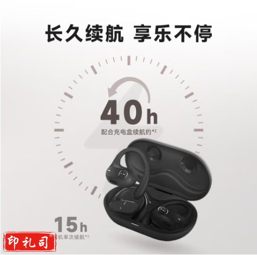 科大讯飞开放式办公耳机iFLYBUDS Air 无线蓝牙耳机骨传导升级气传导运动录音耳机长续航 适用苹果华为