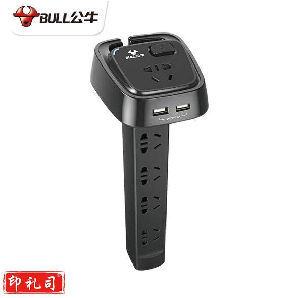 公牛（BULL）GN-U2050桌洞USB插座 5插孔+2USB口 1.8米  