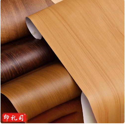 原木色加厚木纹贴纸仿木纹桌面门贴