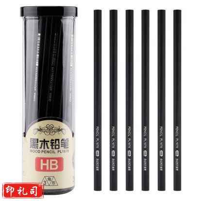 宝克HB铅笔黑木三角笔杆PL1676 36支/盒 HB（CX202312061349426681）