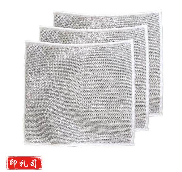 品喻（PINYU）钢丝抹布双面网格不沾油刷锅神器去污清洁布10条/组（CX202401121426239697）