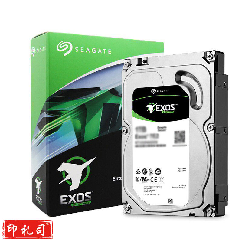 希捷(Seagate)企业级硬盘 8TB 256MB 7200转 PMR CMR SATA 银河Exos 7E8系列(ST8000NM000A)（CX202405151025585920）