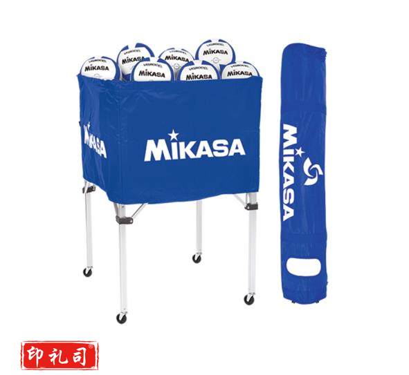 mikasa米卡萨排球推车足球篮球排球车便携式运动器材方球车 蓝色BGSP-WL 长66cm宽66cm高100cm
