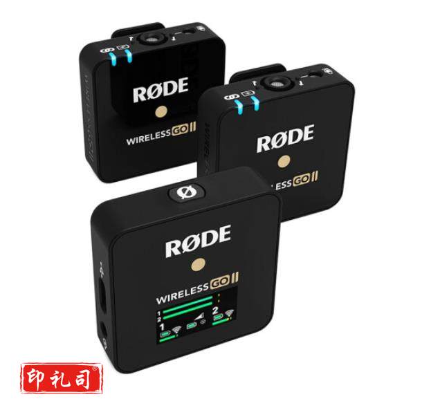 RODE 罗德wireless go II一拖二无线领夹麦克风单反手机无线