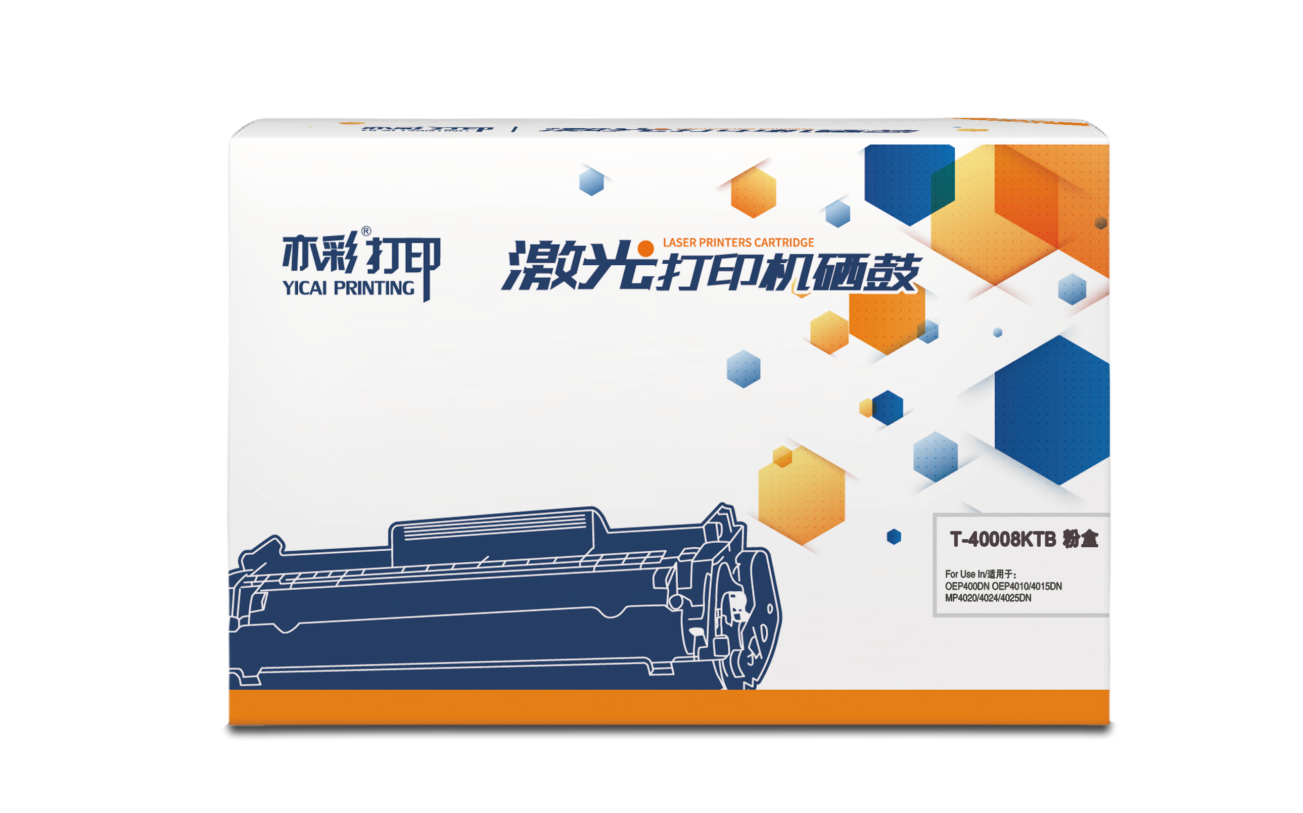 亦彩T-40008KTB适用于: OEP400DN OEP4010/4015DN MP4020/4024/4025DN