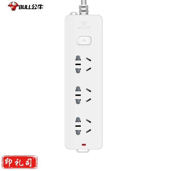公牛（BULL） GN-212 新国标插座 3位总控全长3米