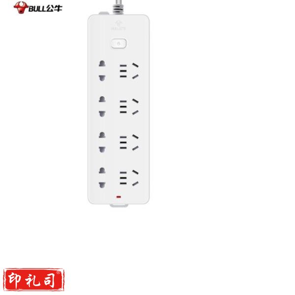 公牛(BULL) 接线板/插座/插排 GN-403 8位总控 5米 