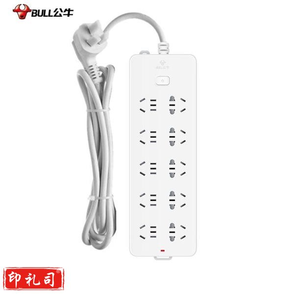 公牛 GN-218插座插排接线板 过载保护 10位5米