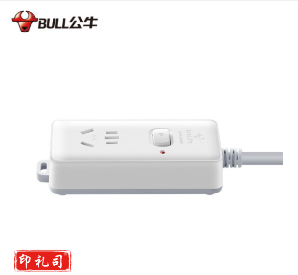 公牛(BULL)GN-104D 新国标1插位 16A 插板插座插排