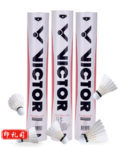 羽毛球 VICTOR胜利 羽毛球 12个/桶