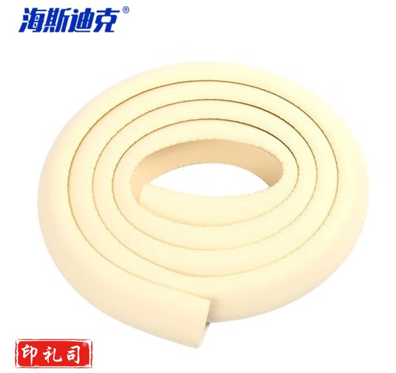 海斯迪克 HKL-21防护条 护桌角 防撞护条 抗冲击防撞条 L型防撞条 米白色(2米/包) 1包