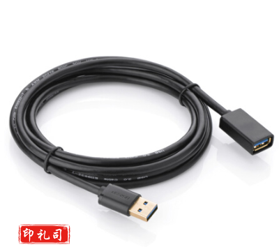 绿联(UGREEN)USB3.0延长线公对母 USB3.0数据线 电脑USB 鼠标键盘加长线 2米 黑色..