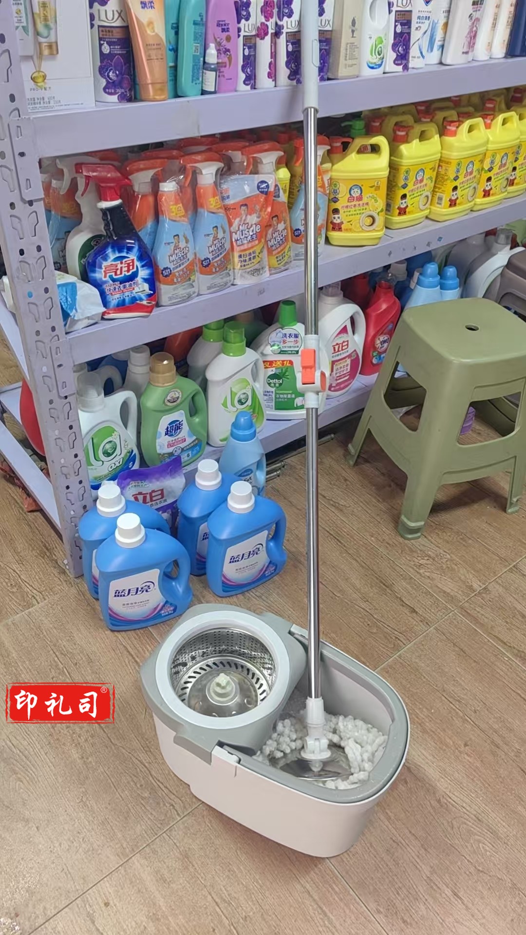 转拖把桶免手洗拖布桶懒人墩布好神拖手压式自甩水地拖墩布