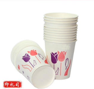 加厚9盎司一次性纸杯50只装(50个/袋)(袋)(40包/箱)