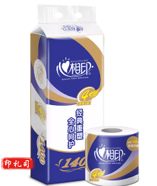 心相印 BT910 105mmx115mm 卫生纸 木浆 无香 有芯卷纸 心柔系列 3层140g卷纸GDSM  TJHX03130843492603