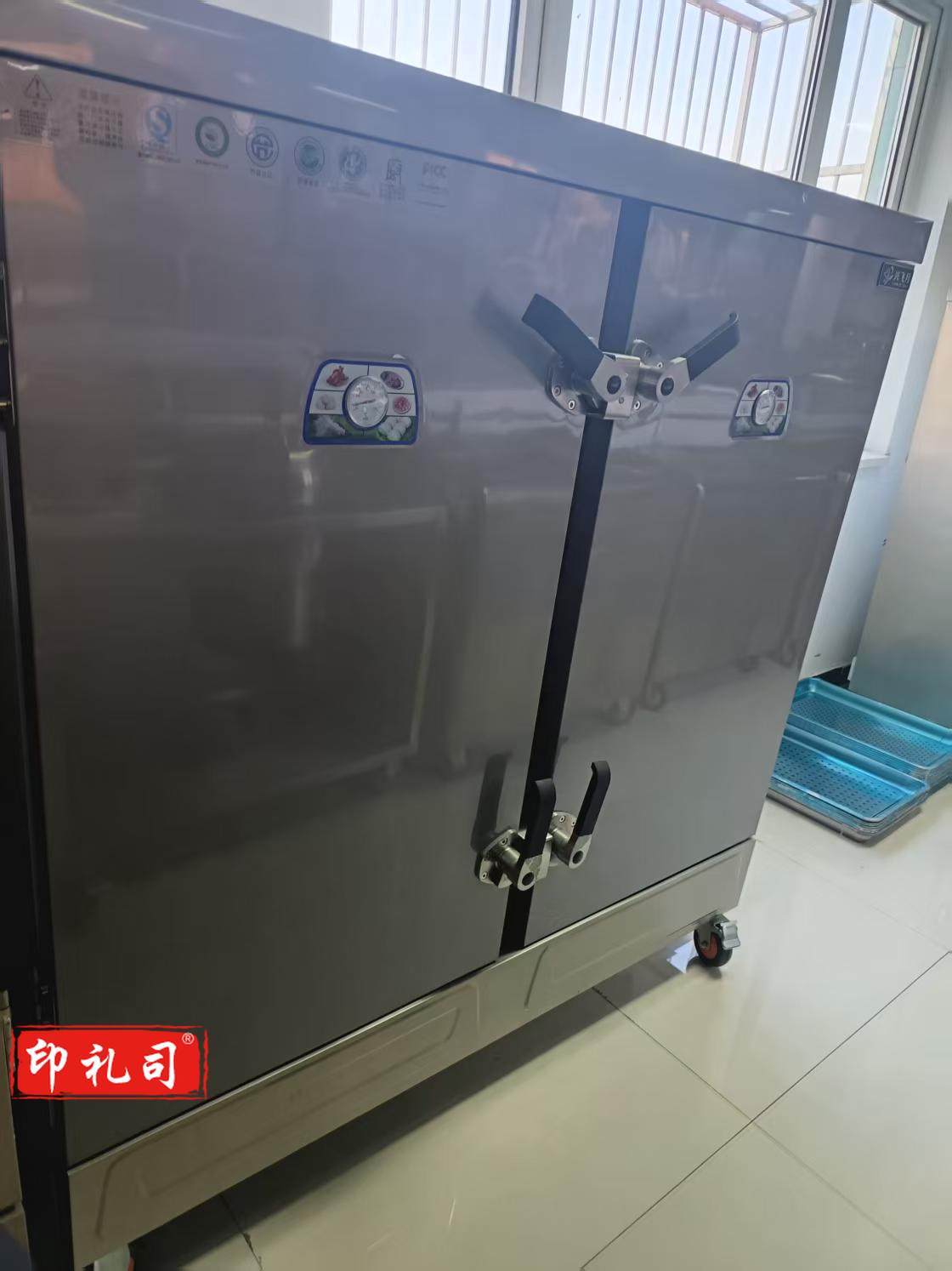 板桥电蒸箱 蒸饭车 双门 1400*500*1500