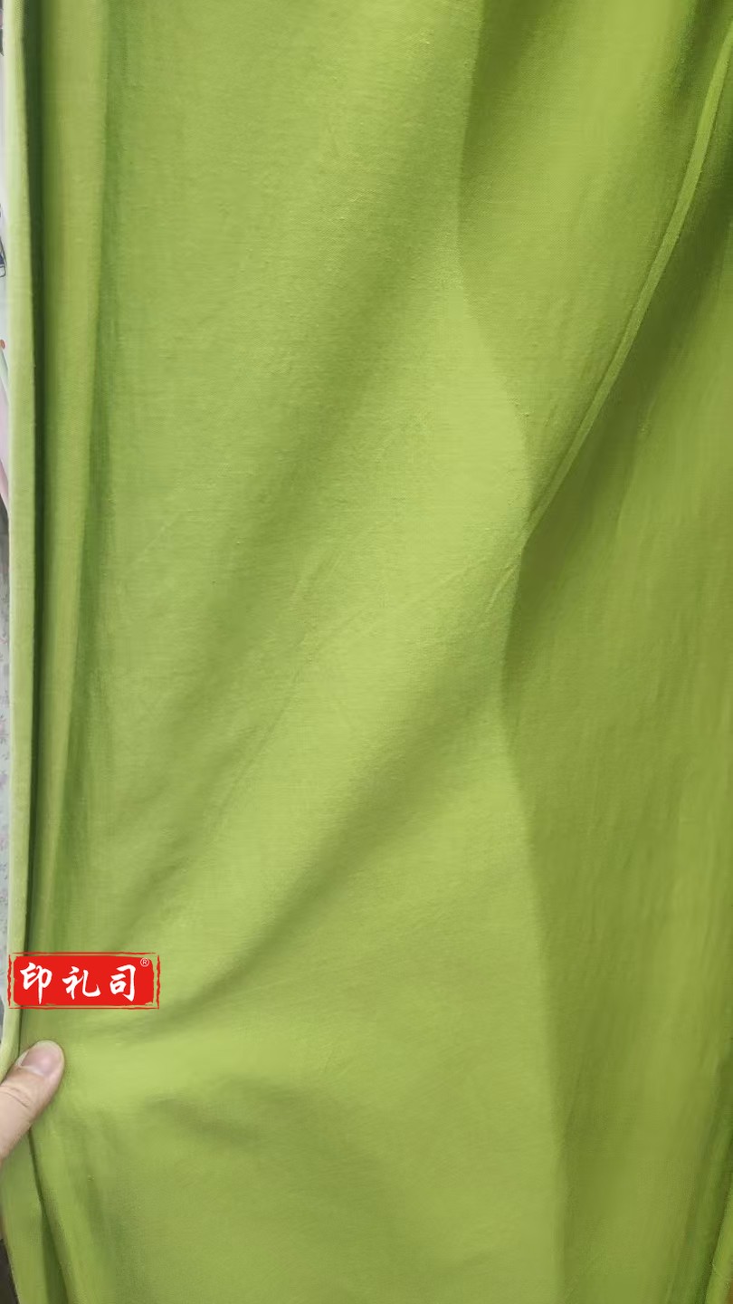  绿色棉布