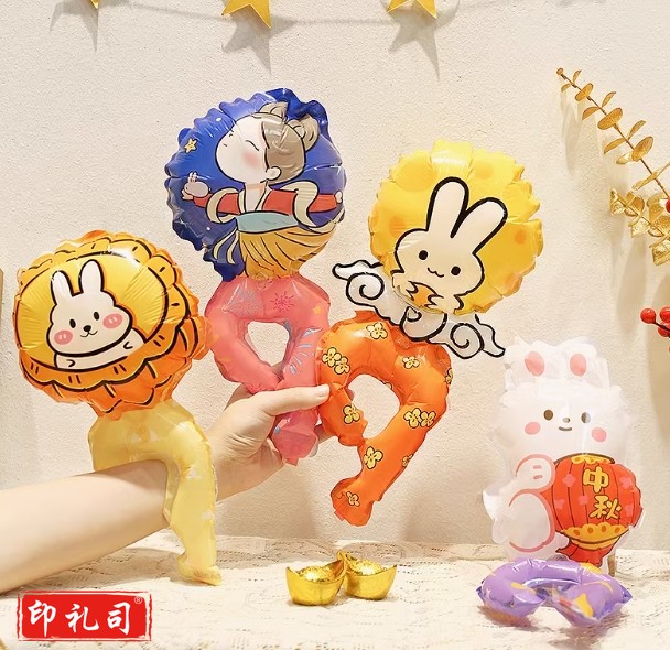 中秋节手腕气球装饰手环混合【60个装】