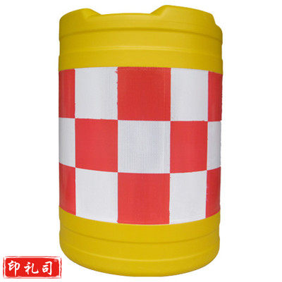 塑料圆形防撞桶 隔离墩 水马 防撞墩 约600*800