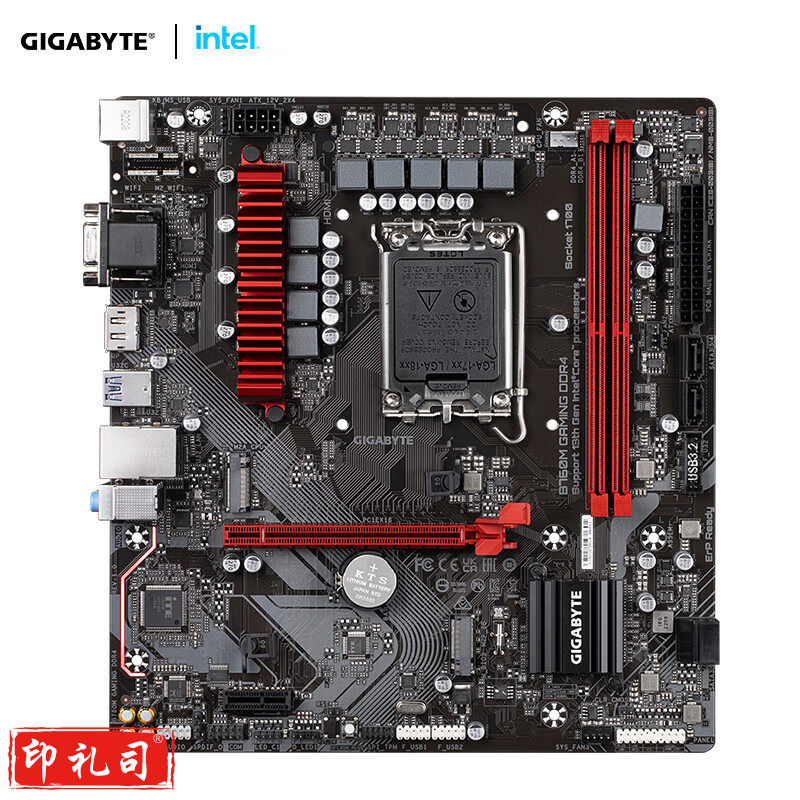 技嘉(GIGABYTE)魔鹰 B760M GAMING D4 主板支持CPU 1390013700KF Intel B760 LGA 1700