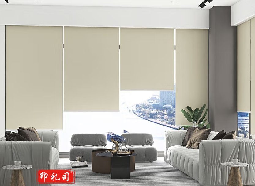 防火阻燃窗帘 全阻燃遮光 卷轴帘定制尺寸 含安装