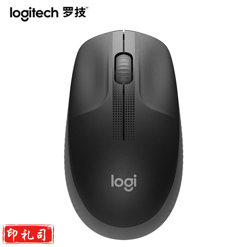 罗技M190 无线鼠标 大手鼠标-石墨黑