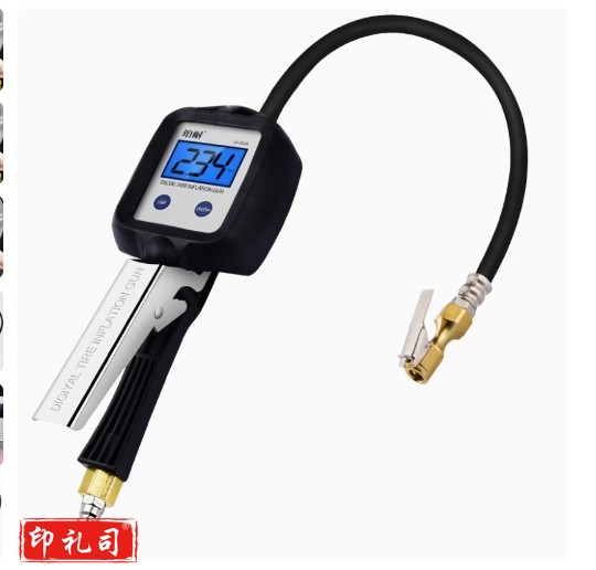 胎压表高精度汽车胎压计轮胎监测气压表带充气电子数显加气打气枪