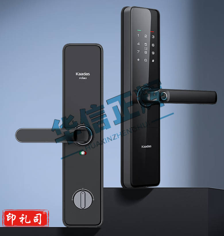 凯迪仕(KAADAS)F1指纹锁智能锁防盗门入户门密码锁智能门锁电子锁手机远程控制 F1-曜石黑
