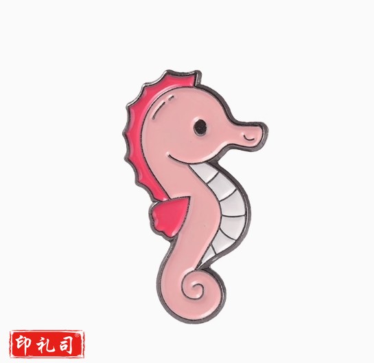 海洋动物胸针ins潮 个性书包徽章别针配饰可爱日系创意胸章勋章XZ4612海马