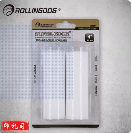 4寸进口海绵小滚筒刷进口乳胶漆平整黑板刷子