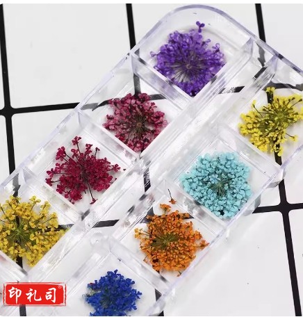 钻石滴胶12色干花包