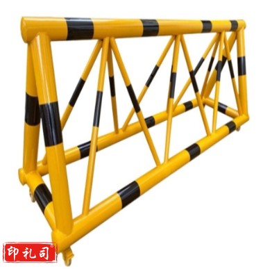 拒马高1200mm、下宽800mm、管壁厚2mm、管筒外径60mm、单位(1.5米)