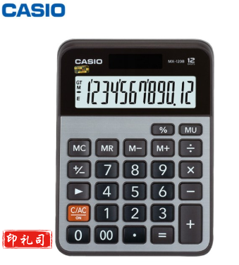 卡西欧 MX-120B 常规计算器  灰色