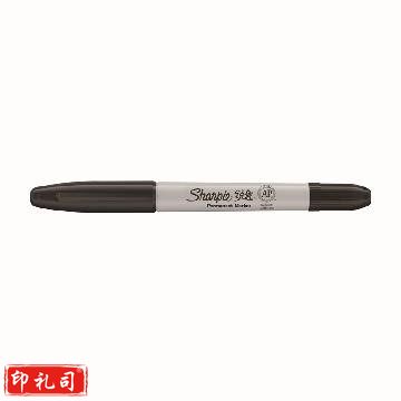 锐意 马克笔 记号笔 防褪色马克笔 双头 黑色